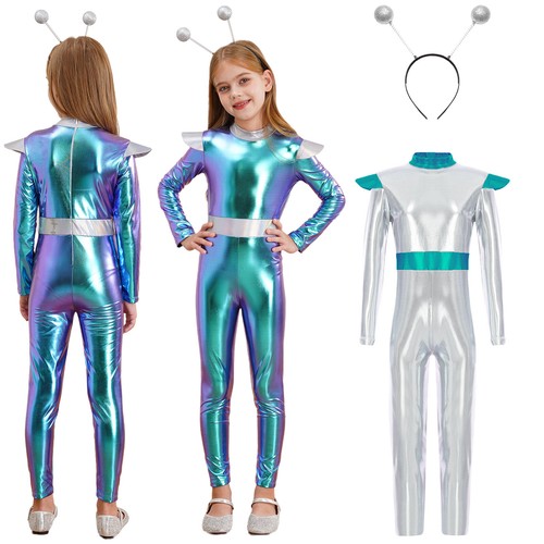 Mädchen alien kostüm - alien,