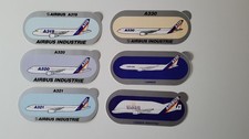 Airbus Sticker (Aufkleber) ca. 21x9 cm  6 Stk. im Set
