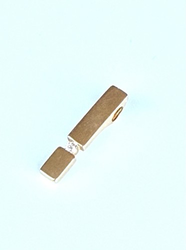 Anhänger 750 gold solitär - anhänger,