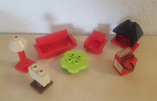 (D2) Lego Duplo Möbel Einrichtung zum Wohnhaus / Puppenhaus  Wohnzimmer