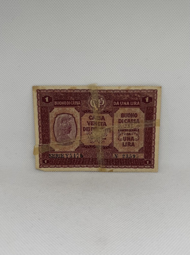 Banknote italien 20 lire - /,