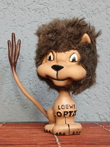 Werbefigur loewe opta 1960er - werbefigur,