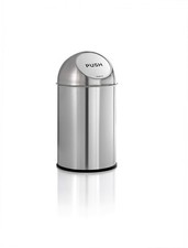 Blomus INTRO Pushman 10 L Mülleimer Abfalleimer Edelstahl