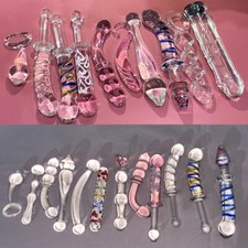 Crystal Glass Dildo Butt Anal