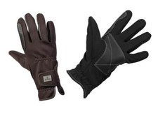  Reithandschuhe, Winterreithandschuhe, Winterhandschuhe Softshell schwarz, braun