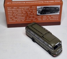   Brekina / Starline Modell 1:87, H0- 5404 -Steyr 480a Omnibus des  Bundesherr 