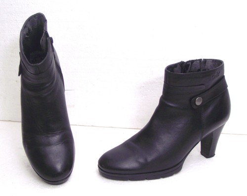 Schwarze stiefelette echtes - schwarze,