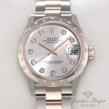 Rolex Medium Datejust 31 278341RBR 2022 Stahl Rosegold 750 Diamanten Automatik