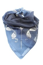 OWA Halstuch Damen Tuch blau