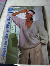 Strickheft 1984 . Schoeller Wolle. gestrickter Badeanzug.