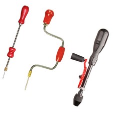 Pebaro Handbohrer für Holz Kinderbohrer Drillbohrer Bohrwinde Handbohrmaschine