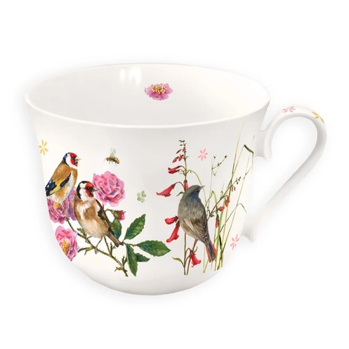 Tasse porzellantasse vögel - porzellantasse,