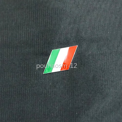 Chrome italy flag silver - 1x,