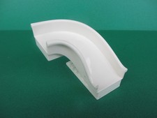 Lego Duplo Rutsche Spielplatz Bauernhof Puppenhaus weiß Kurve (270123Q)