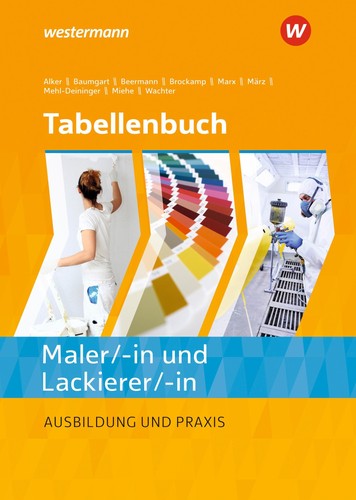 Tabellenbuch maler in - tabellenbuch, maler/