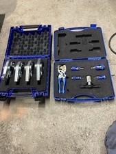 Wavin Pressbacken Set U Kontur 16 bis 32 mm + Kalibrierwerkzeug Set Verbundrohr