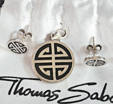 Thomas Sabo Chines asiatisch Ornamente SET Anhänger + Ohrstecker TS-Verpackung
