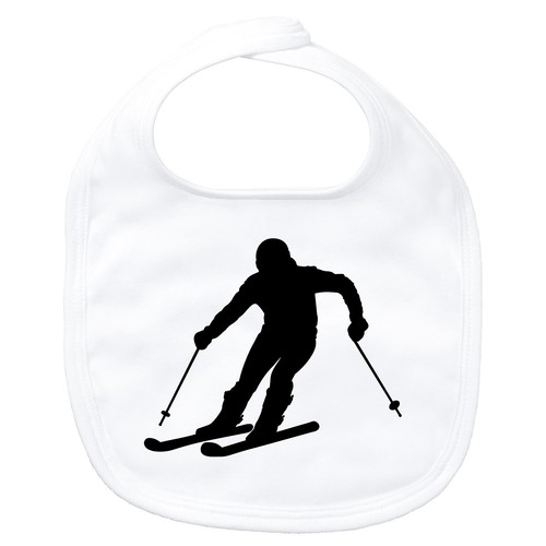 Baby lätzchen skifahren - baby,