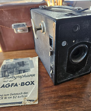 Agfa Box Nr 44 B2 6x9cm inkl Anleitung und Tasche