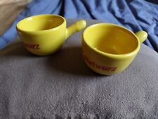 2 Ramelberger Blutwurz Pfännchen Schnapspfännchen Keramik Steinzeug Schnapsglas