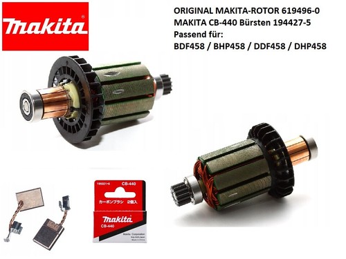 Makita anker rotor motor - rotor, +