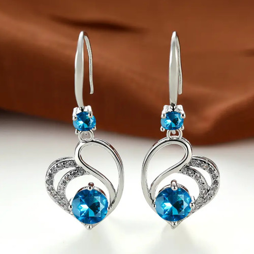 Ohrringe herz sterlingsilber - ohrringe,
