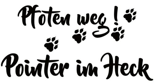 Pointer autoaufkleber - pointer,