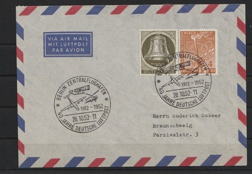 Luftpost brief sst bln - luftpost-brief,