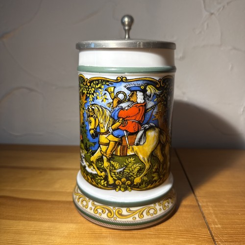 Porzellan bierkrug jäger - porzellan, „jäger