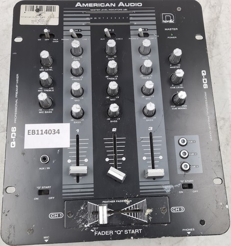 American audio mixer - q-d6,