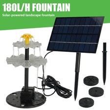 Vogeltränke Set mit Solar