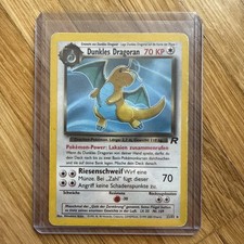 Pokemon Karte Dunkles Dragoran 1. Edition Non Holo 22/82 Team Rocket Deutsch Exc