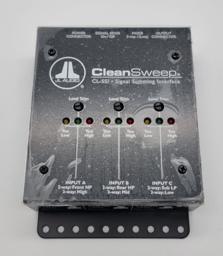 Audio clean sweep interface - audio,
