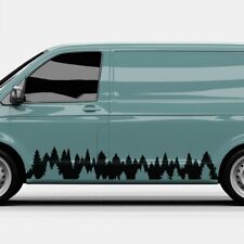 Auto Aufkleber Bäume Wald Panorama Vanlife Reisen Offroad Dekor #1484-230