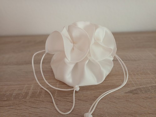 Brautbeutel ivory satin - ivory,