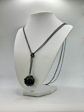 Konplott Miranda Kette 80 cm  Kugelanhaenger 8 cm Spell on you  Schwarz