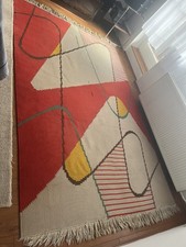 Original Antonin Kybal Bauhaus Teppich Webteppich Kelim