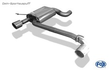 Fox Duplex Sportauspuff BMW 3er E90 E91 E92 325d 330d Limo Touring Coupe je 90mm
