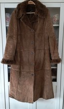 H&M Echtleder Wintermantel mit