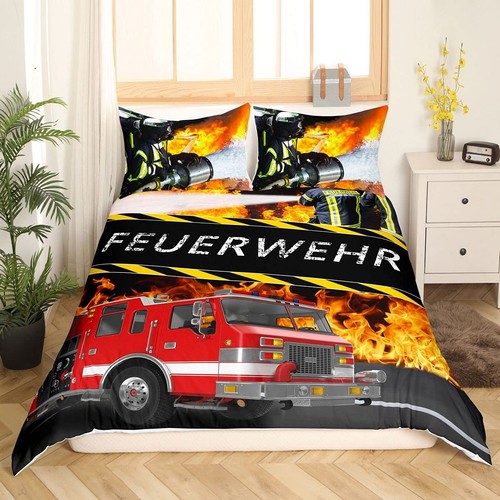 Feuerwehr bettwäsche set - feuerwehr,