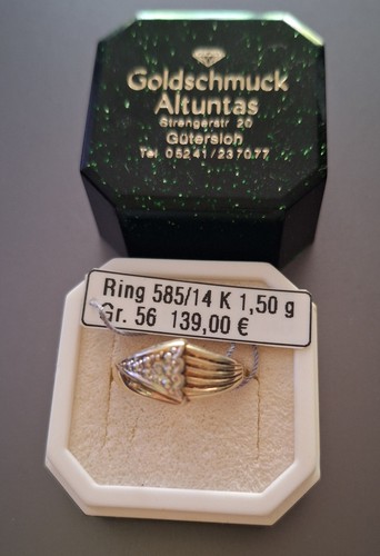 Damen ring 585 gold 56 - ring,