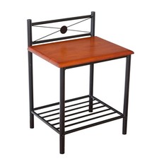 Nachttisch Metall Schwarz