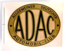 Aufkleber ADAC Plakette 60er