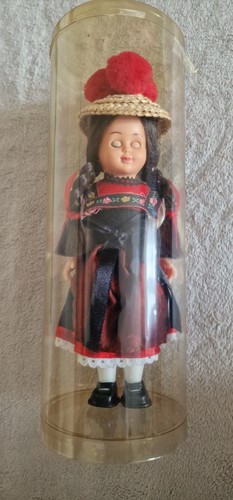 Vintage schwarzwaldpuppe mit - schwarzwaldpuppe,