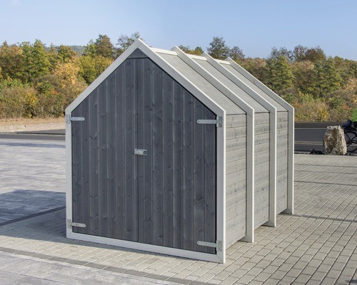 Fahrradgarage t550 holz - fahrradgarage,