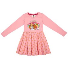 Paw Patrol Mädchen Kleid langarm Rosa