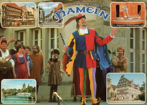 Hameln rattenfänger - ak, hameln,