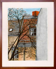 52x41 Original Pastel Drawing Pastellzeichnung BERLIN Modern Art Cityscape Kunst