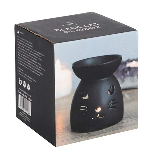 Black cat cut out - black,