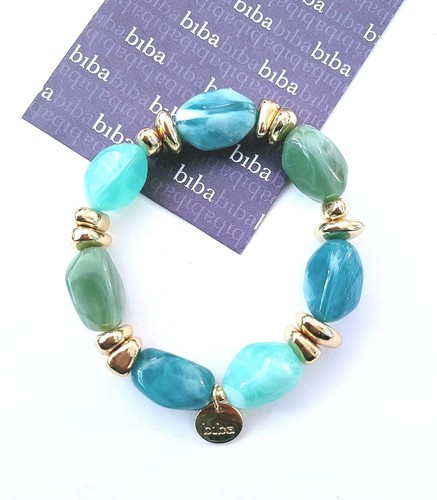Biba resin armband nuggets - armband, 18